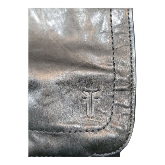 Frye Demi Hobo Women's Black Leather Studded Bottom Square Handbag - Picture 3 of 13